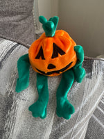 Vintage Halloween Plush Toys Set READ