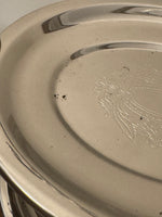 Vintage Silver-plated Edwardian Style 3-Tier Mini-Cake Stand Patisserie Stand