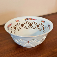 Vintage Porcelain Reticulated Bowl