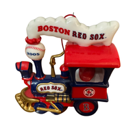 Danbury Mint Boston Red Sox Porcelain Xmas Ornaments Set of 4