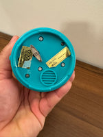 Vintage Enesco Mouse Animated Music Box Tuned Spinning Wheel