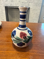 Olive Branch Mediterranean Pattern Small Platter-Cups-Bottle Handmade Pottery Set