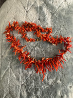 Vintage Mediterranean Red Coral Necklace