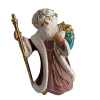 Ceramic Vintage Hand-painted Santa Claus