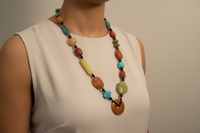 Handmade Multi Gemstone Beaded Necklace