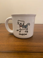 Pet Rageous Design Meow Porcelain Coffee Mug
