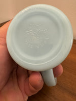 Vintage Fire-King Light Blue Glass Mug