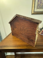 Vintage Nativity Set Japan Papier Mache with Handmade Manger