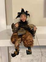 Jester Star Wand Figurine Seasonal Decor