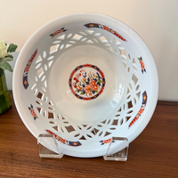 Vintage Porcelain Reticulated Bowl