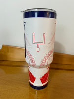 Patriots Touchdown Large Stainless Steel Tumbler Mug