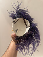 Vintage Ceramic Face Mask Wall Decor