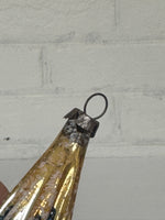 Vintage Czechoslovakian Blown Glass Umbrella Christmas Ornament