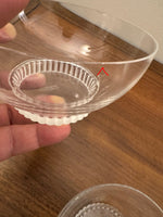 Rene Lalique Crystal Bowl Set of 2 France READ