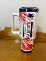 Patriots Touchdown Large Stainless Steel Tumbler Mug