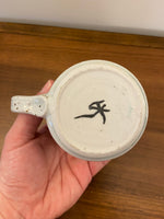 Handmade Speckled Glaze Porcelain Mug Bamboo Design