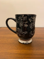 Temp-tations by Tara Flora Lace Footed Ceramic Coffee Tea Mug