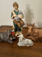 Vintage Porcelain Nativity Set of 12 Pieces