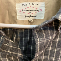 Rag & Bone Long Sleeve Plaid XL Shirt