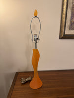 Vintage MCM Lucite Table Lamp Art Deco Style Tendency RARE