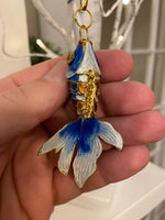 Enamel Cloisonne Style Koi Fish Pendant-Ornament