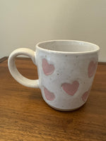 Sunday Morning Hearts Ceramic Coffee Tea Mug Cup
