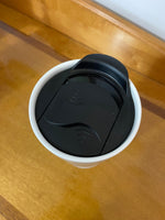Dunkin' Donuts DD Porcelain Tumbler Mug with Lid