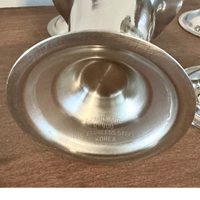 Vintage Brand Ware Stainless Steel Sunday Ice-cream Cup/Bowl Set