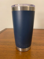 YETI Blue-Silver Stainless Steel Tumbler