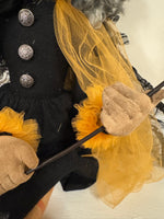 Halloween Primitive Style Folk Art Witch Doll