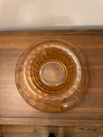 Pink Depression Glass Console Bowl