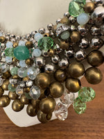 Pam Hiran Handmade Beaded Statement Collar Necklace