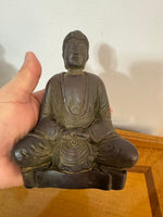 Buddha Vintage Resin Meditation Sitting Figure