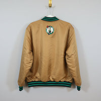 NBA Boston Celtics Gold Smoker's Men's Jacket Coat Size L