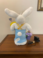 Vintage Avon Fiber Optic Light Up Bunny Rabbit Easter Welcome Spring Decor