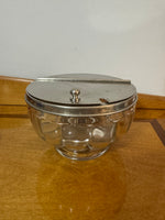 Chamco Silver-plated-Glass Soda Fountain Footed Bowl