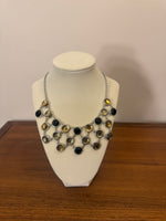 Liz Clayborn Rhinestones Statement Necklace