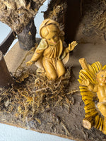Vintage Italian Nativity Manger