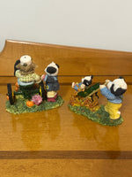 Mary's Moo Moos Cow Figurine Set of 2 Enesco-Deere