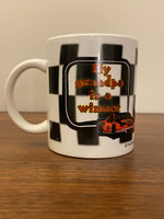 Coca-Cola Nascar Coffee Mug Cup My Grandpa is a Winner