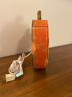 Lighted Wooden Halloween Decor Jack-O'-Lantern