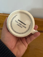 Starbucks Pike Place Market You Are Here Collection Porcelain Coffee Tea Mug