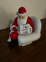 Dept 56 Porcelain Santa Figurine Santa's List