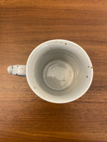 Handmade Speckled Porcelain Mug Bamboo Design