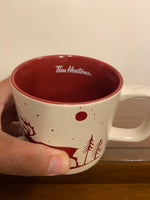 Tim Hortons Reindeer Winter Scene Ceramic Mug, Christmas 2019