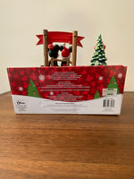 Christmas Animated Disney Figurine Holiday Decor Mikey-Minnie Swan Lake