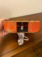 Lighted Wooden Halloween Decor Jack-O'-Lantern