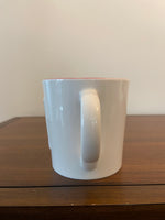 Starbucks Sumatra Stamp Coffee Mug – White Ceramic, Red & Gold Label, 15.5 oz 2006