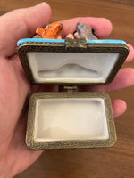 Porcelain Trinket Box Sea Creatures