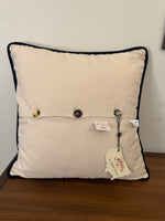 Catstudio The Geography Collection Rhode Island Embroidered Throw Pillow